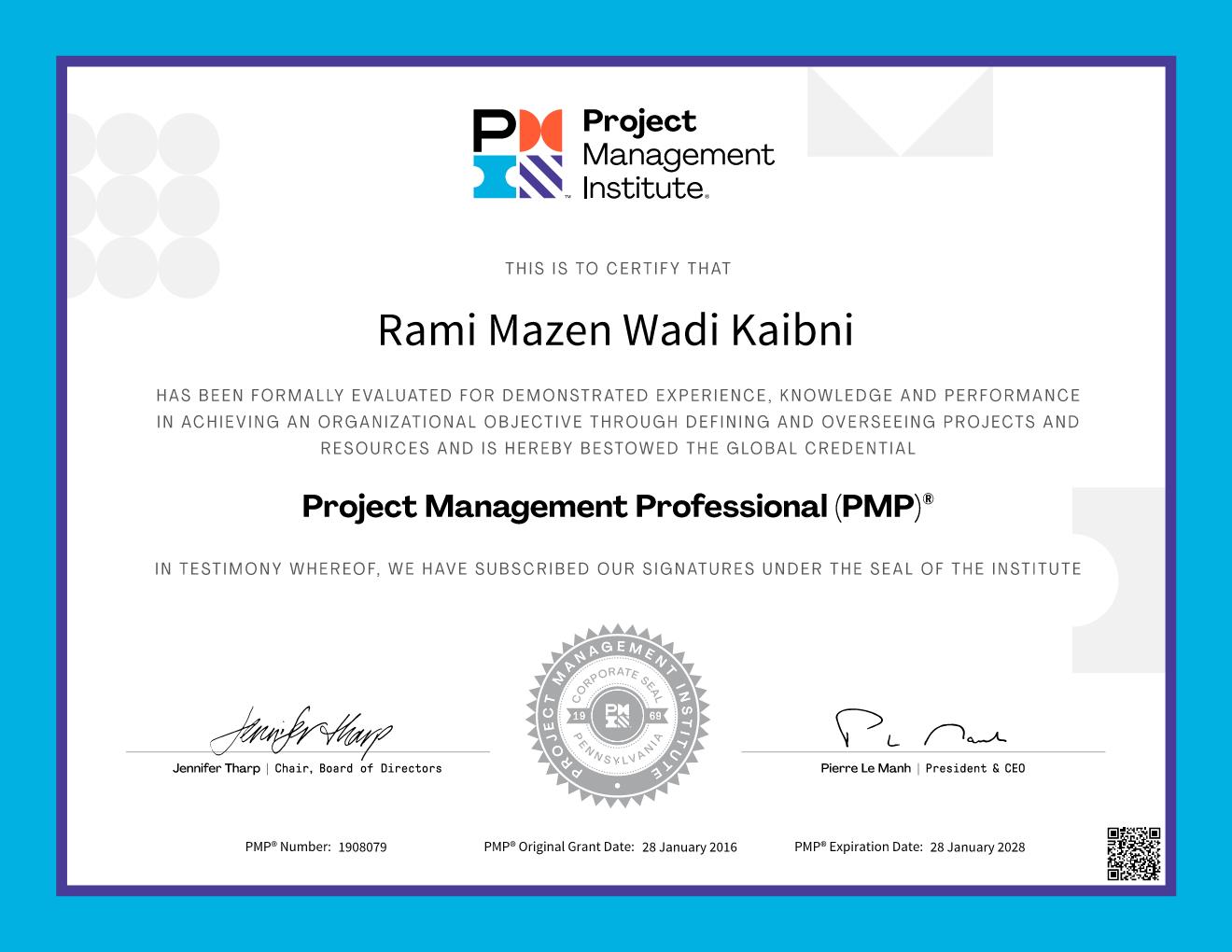 مدرک PMP