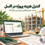 کنترل هزینه پروژه ساختمانی در اکسل با بودجه و پیش‌بینی پایان کار